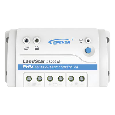Controlador Solar PWM / 20A / 12/24V / RS-485 / Baterías Gel-AGM-Selladas / Parámetros Configurables