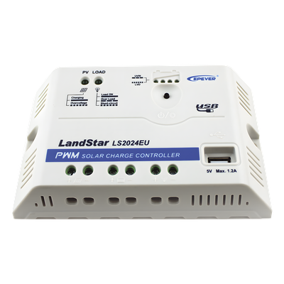 Controlador Solar PWM 12/24 V 20 A, Salida USB