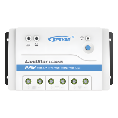 Controlador Solar PWM / 30A / 12/24V / RS-485 / Baterías Gel-AGM-Selladas / Parámetros Configurables