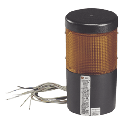 Módulo de Luz de Estado Incandescente, Voltaje de 24 Vdc, Color Ámbar con patrones de destello Flash o Estacionario / Tipo 1 / Uso Interior