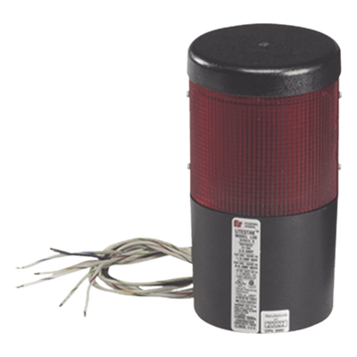 LED para torre de Señalización LITESTAK / Modelo LSL-024-R / 24VDC / Módulo de Luz Roja / 0.76A / Montaje en Tubería o Superficie