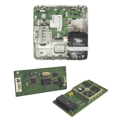 Comunicador dual LTE Cat-M1 con módulo de captura de marcador para reportar paneles de línea telefónica por internet o celular