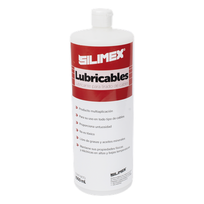 Lubricante Dieléctrico de Alta Eficiencia para Jalado de Cables Sin Daños / No es Tóxico y Compatible con Todo Tipo de Cable / Deslizamiento de Cables Seguro, Sin Fricción y Sin Riesgos / Presentación de 1 Litro