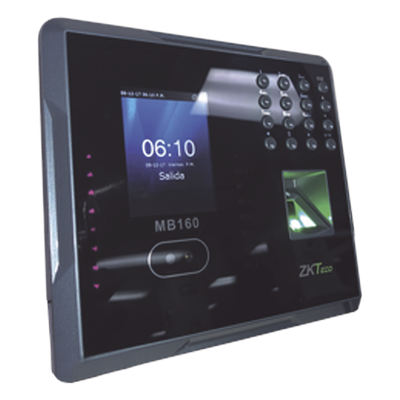 Terminal Biométrica Facial / Rostro Huella y Tarjeta / 1,500 Usuarios / Pantalla 2.8″ / TCP/IP USB / ADMS / Control de 1 Puerta