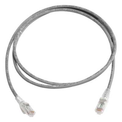 Patch Cord MC6 Modular Cat6 UTP, CM/LS0H, 1.52 Metros (5 Pies), Color Gris