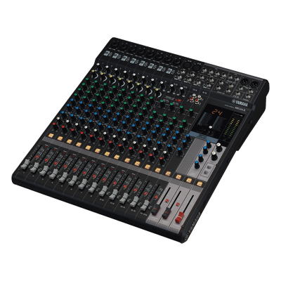 Mezcladora de Audio | 16 Canales | 10 Entradas de Micrófono | Entradas de Línea | Efectos | (MG16X)