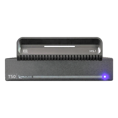KIT Amplificador T50 y Streamer de Audio Modular MS.1 | PoE + USB-C | HDMI eARC + Óptica + RCA | Bluetooth LE Audio | WiFi | Control4-Crestron-Elan-RTI-URC-Savant-Lutron | AirPlay2-GoogleCast-SpotifyConnect