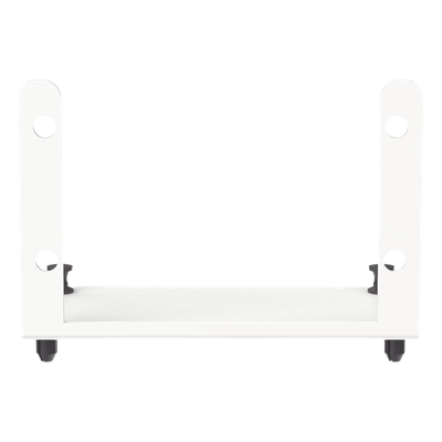 Soporte Para 2 Adaptadores de Fibra Óptica Opticom®, Para Uso con Gabinetes Multipropósito, de Instalación a Presión, Color Blanco