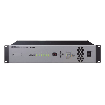 Procesador Matricial de Audio | DSP | 34 Entradas (entre digital y análogas) x 16 Salidas | Ideal para Instalaciones Comerciales | Interfaz Dante