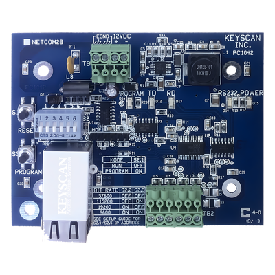 Convertidor RS232 a TCP/IP para paneles Keyscan
