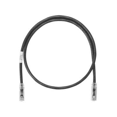 Cable de Parcheo UTP Categoría 6, con Plug Modular en Cada Extremo – 0.3 Metros (1 Pie) – Negro