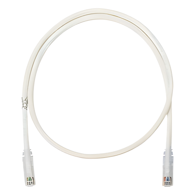 Cable de Parcheo UTP Categoría 6, con Plug Modular en Cada Extremo – 6 Metros (19.69 Pies) – Blanco Mate