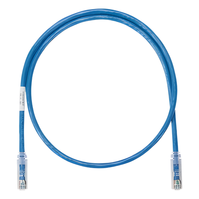 Cable de Parcheo UTP Categoría 6, con Plug Modular en Cada Extremo – 2 Metros (6.56 Pies) – Azul