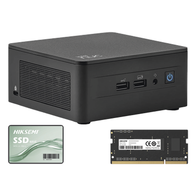 Kit / Mini PC NUC Barebone / Intel Core I3 /bluetooth / Incluye memoria 16GB / Incluye 512 SSD / No incluye sistema operativo