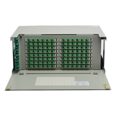 Distribuidor de Fibra Óptica para 96 Empalmes, con 96 Acopladores SC/APC y 96 Pigtails, 19, 4 UR