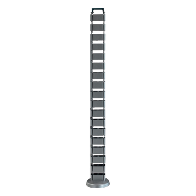 Organizador de Cables Vertical Articulado, Ideal para Llevar los Cables del Piso a Mesa o a la Cubierta del Escritorio de Manera Segura
