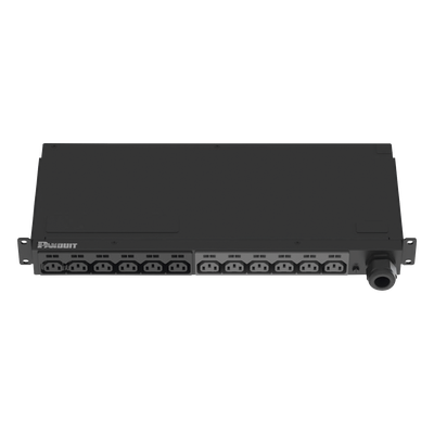 PDU Básico para Distribución de Energía, Enchufe de Entrada NEMA L6-30P, Con 12 Contactos C13, Instalación Horizontal de 19in, 1UR, 30 Amp, 208 Vca