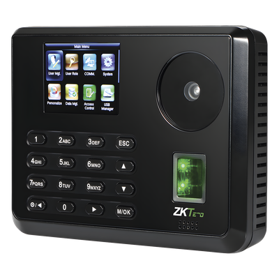 Terminal Biométrica de Palma y Huella / 600 Palmas 3,000 Huellas / Pantalla 2.8″ / TCP/IP USB / 100,000 Eventos