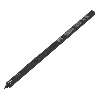 PDU Básico para Distribución de Energía, Enchufe de Entrada NEMA L6-30P, Con 20 Salidas C13 y 4 C19, de Instalación Vertical, 208 Vca, 30 Amp