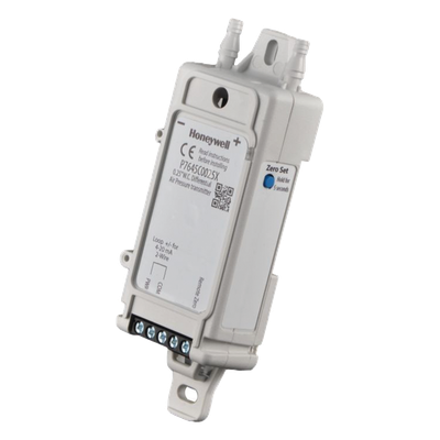 Sensor de presión diferencial de medios secos con sonda remota, 4 rangos seleccionables y salida universal