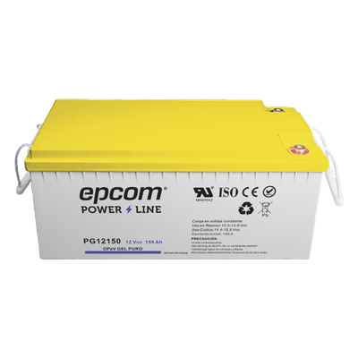 Batería de GEL PURO OPzV / 12 V @ 150 Ah / Ciclo profundo / Uso en Aplicaciones Fotovoltaicas y de Respaldo
