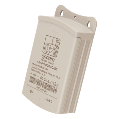 Fuente de Poder para Exterior / 12 Vcc / 2 Amp / 1 Salida / Voltaje de Entrada de 100 – 240 VCA