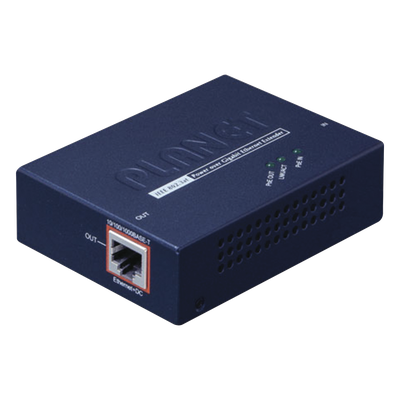 Extensor PoE+ / Hasta 100 m / Entrada PoE+ Gigabit 802.3 at y Salida PoE+ Gigabit 802.3 af / at / Interior