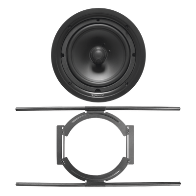 KIT de Bocina de Techo TruAudio de 8in PP8 con Soporte de Acero Rígido para Techos Suspendidos