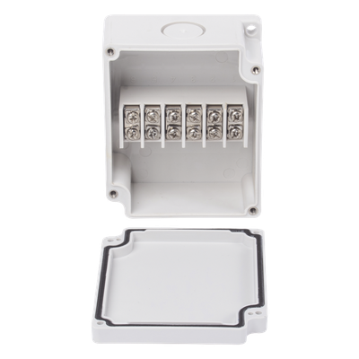 Cajas de Interconexión  con 6 Terminales. De 91 x 75 x 43 mm
