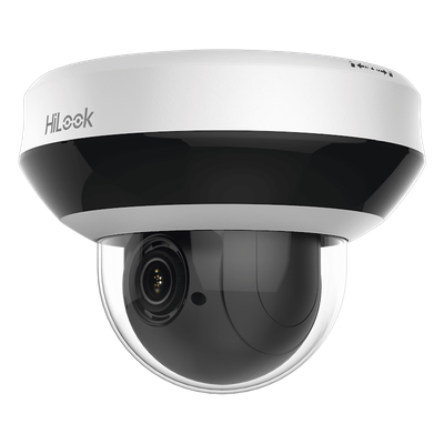 Mini PTZ IP 2 Megapixel / 4X Zoom / Audio Bidireccional / H.265+ / 20 mts IR EXIR / WDR 120 dB / PoE / IK10 / IP66 / Ultra Baja Iluminación / Micrófono Integrado / Micro SD