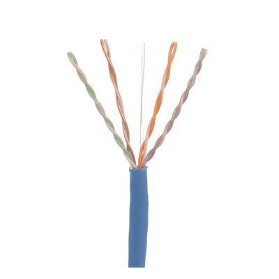 Bobina de Cable UTP 305 Metros (1000 Pies) de Cobre, TX6000? PanNet, Azul, Categoría 6 (24 AWG), CMP (Plenum), de 4 Pares