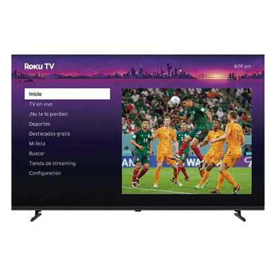 SmartTV QLED 32 Pulgadas / HD / ROKU TV / Control Parental / WiFi Integrado / VESA 100×100 mm