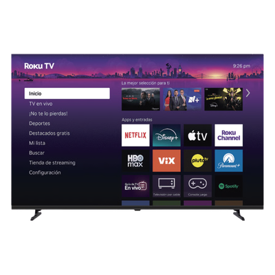 SmartTV QLED 50 Pulgadas / 4K UHD / ROKU TV / 1.07 Mil Millones de Colores / Dolby Audio / WiFi Integrado / VESA 200×200 mm
