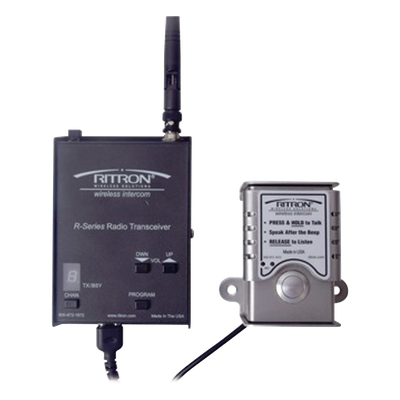 DOORCOM Portero Inalámbrico, Hasta 2 KM, UHF 450-470 Mhz
