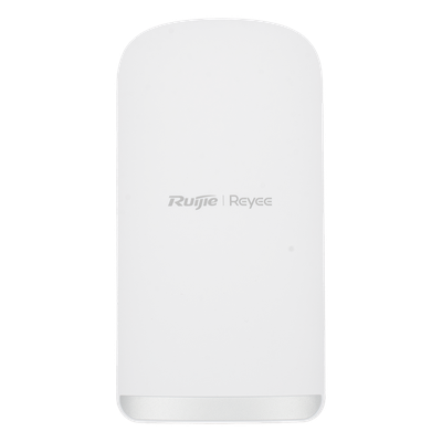 CPE Puente Inalámbrico Punto a Punto / Wi-Fi 5 802.11ac Wave2 867 Mbps / Antena 13 dBi MIMO 2×2 / 2 Puertos PoE Out 802.3AF / Enlace 3 km (1.86 mi) / IP55 Exterior / Ruijie Reyee