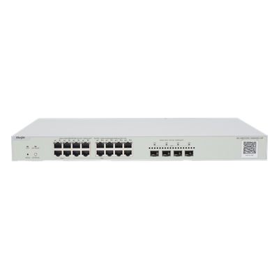 Switch Multi-Gigabit PoE++ hasta 370W, Capa 2 con 4 Puertos 2.5G (90W), 12 Puertos 2.5G (30W) y 4 Uplink SFP+ 10G , Administrable Cloud, Diseñado Para Access Points WiFi 6/7