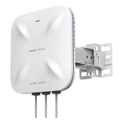 Punto de Acceso Mesh Wi-Fi 6 Industrial para Exterior Sectorial 60°, hasta 5.95 Gbps, MU-MIMO 4×4, Filtros Anti Interferencia y Auto Optimización con IA, puerto eth 2.5G y SFP
