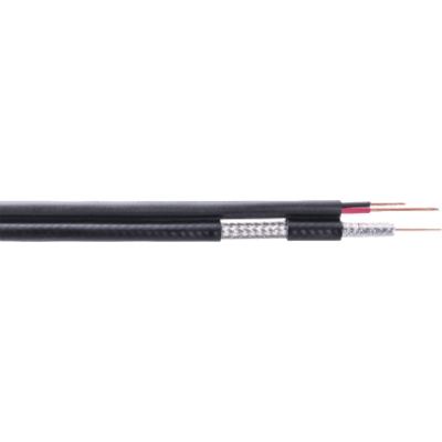 Carrete de 305 Metros (1000 Pies) / Cable Coaxial RG59 / Tipo CCS Siames / Optimizado para HD / Intemperie