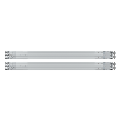Kit de Rieles para Rack Synology RKS-01 | Compatible con Servidores de Montaje en Rack | Ancho de Pilar ≥450 mm | Ancho de Panel ≥480 mm | Profundidad de Montaje 553-834 mm | Orificios Cuadrados ≥9.5 mm | Orificios Redondos ≥7.1 mm.