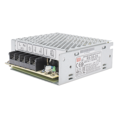 Fuente de Poder Industrial Conmutada 50W de Potencia, 24Vcc, 2.2A