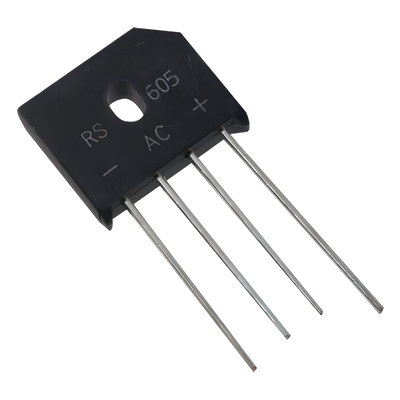 Puente Rectificador en Línea de 6 Amp., 800 PIV, Silicio, 420 RMS.