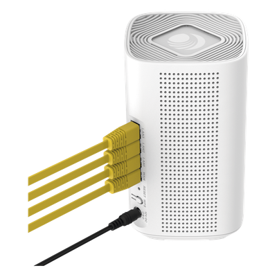 Router Home Mesh RV22 Ideal para Soluciones Residenciales / Doble Banda (2.4 y 5 GHz) / Wi-Fi 6 / Capacidad de: 2.5 Gbps (5 GHz), 600 Mbps (2.4 GHz) / Gestión vía Software para Administrador y Usuario Final desde la nube cnMaestro