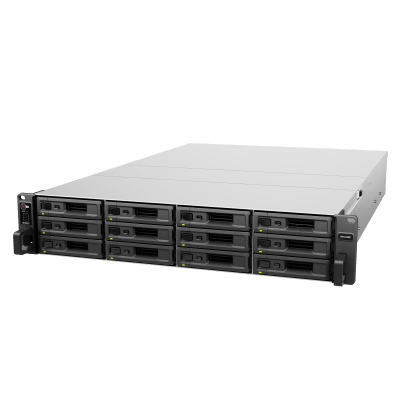 Unidad de Expansión Synology RX1225RP | 12 Bahías para Unidades 3.5″ y 2.5″ SATA HDD/SSD | Intercambio en Caliente | Fuente de Alimentación Redundante | Compatible con Synology DSM .