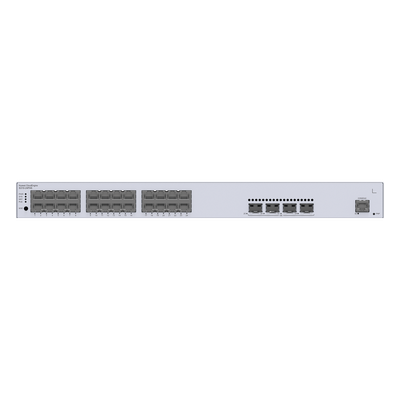 Switch de Distribución/Core Gigabit Administrable PoE Capa 3 / 24 puertos 10/100/1000 Mbps (PoE) / 4 Puertos 1GE SFP Uplink / ERPS / Rutas Estáticas / iStack / PoE Perpetuo / 400W / Administración Nube Gratis