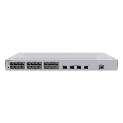 Switch de Distribución/Core Gigabit Administrable  Capa 3 / 24 puertos 10/100/1000 Mbps  / 4 Puertos 10GE SFP+ Uplink / ERPS / Rutas Estáticas / iStack / Administración Nube Gratis