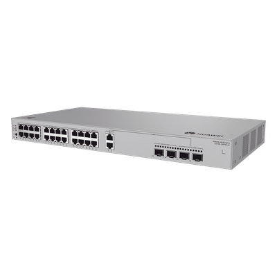 Switch Gigabit Administrable PoE Capa 3 / 24 Puertos 10/100/1000 Mbps (22 PoE) / 2 Puertos 2.5GE (PoE) combo 2 Puertos SFP 2.5GE /2 Puertos SFP+ 10GE / 400W / PoE Perpetuo / iStack / Administración Nube Gratis