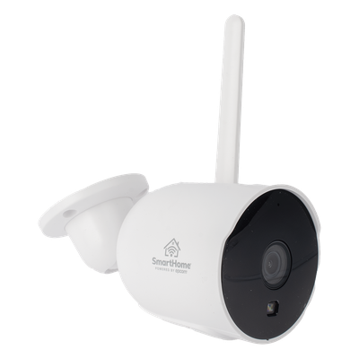 CAMARA BALA IP 2MP| WIFI | AUDIO DE 2 VIAS| ALMACENAMIENTO EN MICROSD| LENTE DE 4MM | ANGULO DE APERTURA 90 GRADOS IP65