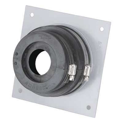Placa y Goma Pasamuro para Cable Coaxial de 1/2