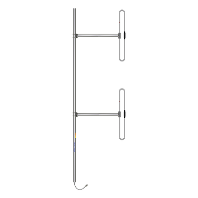 Antena Base de 2 Dipolos, 138-174 MHz, 5 dBd, 36 MHz de Ancho de Banda, Bi-direccional, 300 Watt, N Macho, Inclinación Opcional «Tilt» de 0, 2, 4, 6, 8 o 10 Grados.