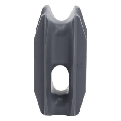 Aislador de Esquina Gris para Cercas Eléctricas / 18 kV / Anti UV / Resinas Vírgenes / Resistencia 7.5-10.2 kg / 66 mm x 31.6 mm